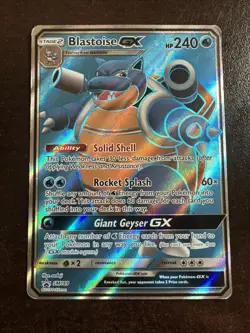 Blastoise GX SM189 HP/DMG Pokemon TCG Sun & Moon Promos HP/DMG - Image 1