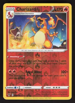 Charizard 025/185 Pokemon TCG SWSH04: Vivid Voltage LP - Image 1
