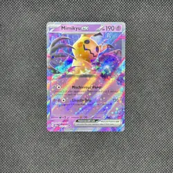 Pokemon TCG - Mimikyu ex 069/159 Sv09: Journey Together Holo NM - Image 1