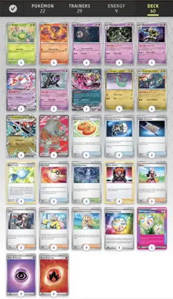 Dragapult EX Pokemon Competitive Deck Tournament Ready *W/ DECK BOX AND SLEEVES* - Image 1