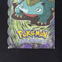 Venusaur #03 Topps 3 of 12 Die Cut Evolution (Blue Logo) Pokemon 1999 Vintage - Image 4