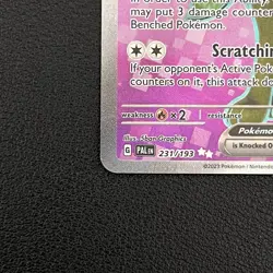 Pokemon TCG Meowscarada ex Paldea Evolved 231/193 Ultra Rare Holo - NM - Image 5