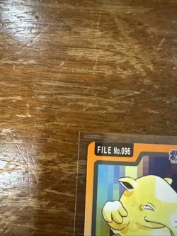 Drowzee No. 096 File Carddass Bandai Japanese Pocket Monsters 1997 - Image 2