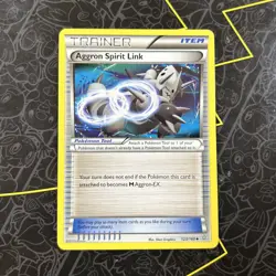 Pokemon Card TCG - Aggron Spirit Link 123/160 - Primal Clash - Uncommon D3 - Image 1