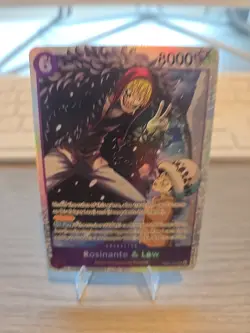 Rosinante & Law EB04-038 SR - THE AZURE SEA'S SEVEN ENGLISH OP14 - One Piece TCG - Image 2