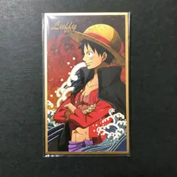 S4709 Luffy Japanese One Piece Shikishi Art Board Hanaefuda Card Ensky J22 - Image 1