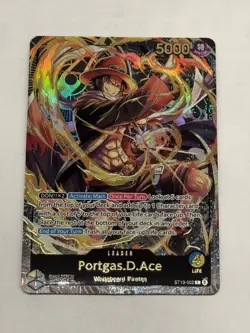 One Piece Portgas D. Ace Premium Leader Collection Promo Card English ST13-002 - Image 1