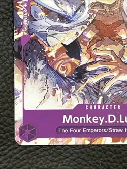 One Piece Monkey.D.Luffy 041 P-041 PR NM English - Image 4