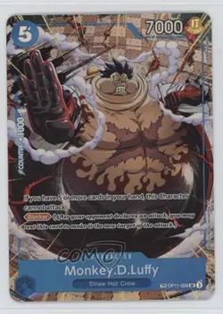 2025 One Piece Card Game: A Fist of Divine Speed OP11 Monkey D Luffy #OP11-058 - Image 1