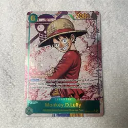 One Piece CCG Bandai Monkey.D.Luffy OP13-118 Foil Secret Rare 7000 Power Alt Art - Image 1