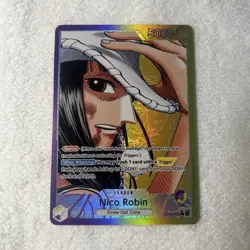 One Piece CCG Nico Robin OP09-062 Leader Foil Banish 5000 Power - Image 1
