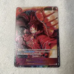 One Piece CCG Namco Monkey.D.Luffy ST01-012 Foil Alternate Art Super Rare 6000 - Image 1