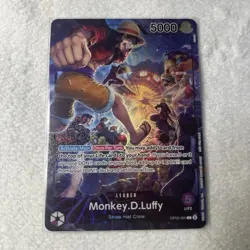 One Piece CCG Monkey.D.Luffy OP05-060 PSA Magazine Promo Foil Leader 5000 Power - Image 1