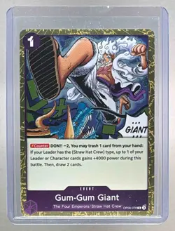 Gum-Gum Giant 2024 One Piece Emperors in the New World #OP09-078 Rare - Image 1