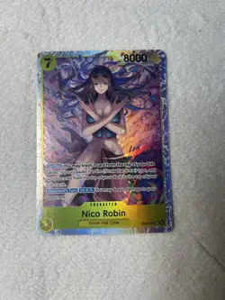 One Piece CCG Bandai Nico Robin EB03-055 Heroines Edition Full Art Holo 8000 - Image 1