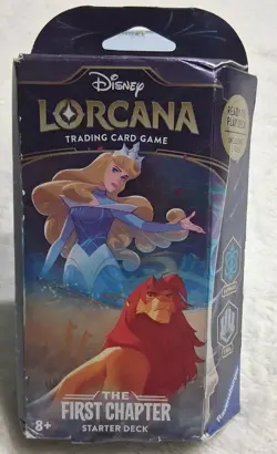 Disney Lorcana Trading Card Game The First Chapter Starter Deck Sapphire & Steel 4050368981691 - Image 1