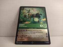 Goofy Emerald Champion 25 Disney Lorcana Promo Cards Cold Foil - Image 1
