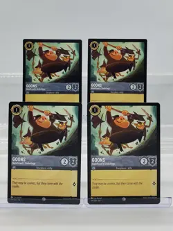 Disney Lorcana Goons - Maleficent's Underlings 179/204 First Chapter C 4 Cards - Image 1