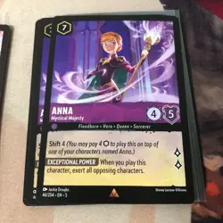 Anna Mystical Majesty Rare 4x x4 Disney Lorcana Playset Shimmering Skies - Image 1