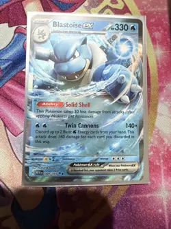 Blastoise ex - 9/165 - SV: Scarlet & Violet 151 Pokemon TCG Card - Image 1