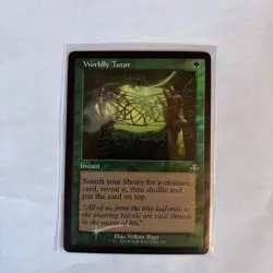 Worldly Tutor (Retro Frame) -Foil Near Mint MTG Dominaria Remastered - Image 1