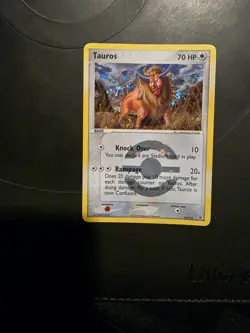 Pokemon TCG Tauros Card 16/112 EX FireRed LeafGreen Reverse Holo - Image 1