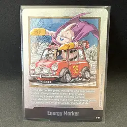 Energy Marker E-87 Silver Majin Buu Manga Booster Dragon Ball Card English - Image 1