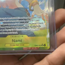 One Piece Card Game EB03 Heroines Edition Nami SR Alt Art EB03-053 English - Image 3