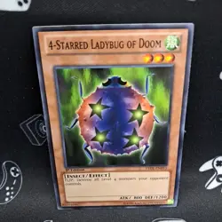 4-Starred Ladybug Of Doom YSYR-EN010 1st Edition LP Light Play Yu-Gi-Oh! Card - Image 1