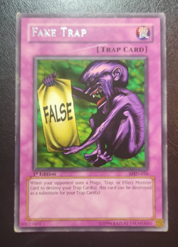 Fake Trap - Rare Foil - First Edition - Yugioh Trap Card - Vintage - Image 1