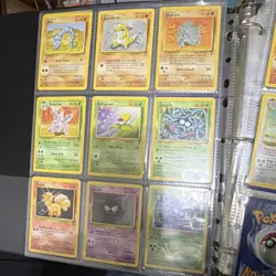 Pokemon TCG Mixed Card Lot Binder Collection Sandshrew Machop Haunter Farfetch'd - Image 5