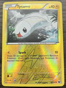 Tynamo 45/108 Pokemon TCG Black & White Dark Explorers Reverse Holo LP - Image 1