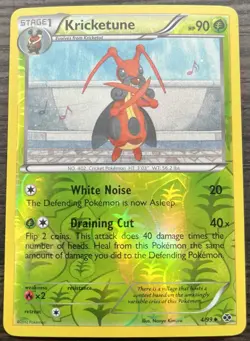 Kricketune 4/99 Pokemon TCG Black & White Next Destinies Reverse Holo MINT NM - Image 1