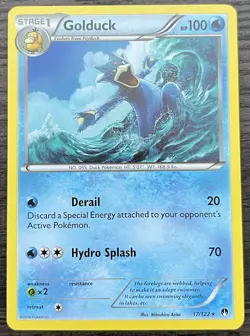Golduck 17/122 Pokemon TCG XY Breakpoint Rare Non Holo MINT NM - Image 1
