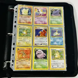 Old Pokemon Cards VINTAGE Rare Collection binder Holo WOTC 1999 Era Lot - Image 1