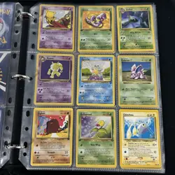 Old Pokemon Cards VINTAGE Rare Collection binder Holo WOTC 1999 Era Lot - Image 3