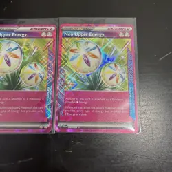 3 Pokemon Neo Upper Energy Special Energy Holo 162/162 Pokemon TCG Card - Image 4