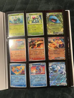 Pokemon 151 - Complete Set 165/165 - All 12 EX & Reverse Holos (Includes Binder) - Image 4
