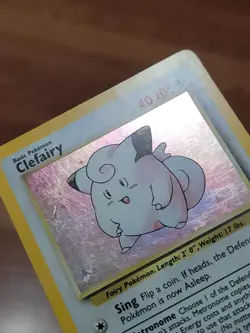 Pokemon TCG Clefairy Base Set 5/102 Holo Unlimited Holo Rare PL - Image 2