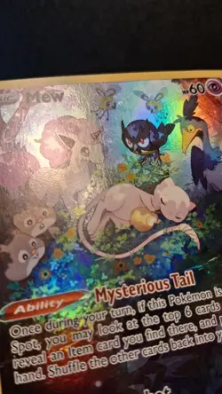 Mew #GG10 Pokemon TCG Crown Zenith Galarian Gallery Full Art Holo NM - Image 2