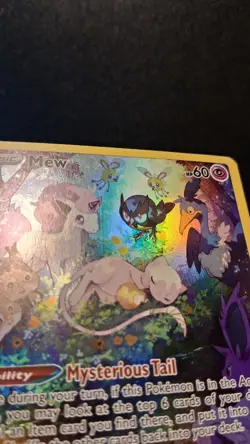 Mew #GG10 Pokemon TCG Crown Zenith Galarian Gallery Full Art Holo NM - Image 4