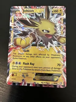 Jolteon EX 28/83 - XY Generations Holo - Pokemon Card TCG LP - Image 1