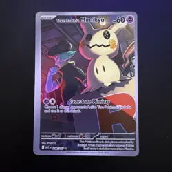 Pokemon TCG Team Rocket's Mimikyu Illustration Rare ME: Ascended Heroes 238/217 - Image 1