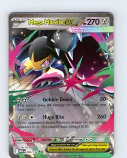 Pokemon TCG Mega Mawile EX Mega Evolutions 094/132 Ultra Holo Double Rare NM - Image 1