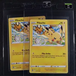 2022 Pokemon x 2 Pikachu # 049/195 - Taby Card™ Grade MINT 9.5 and 9 - Image 1