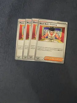 Black Belt's Training 096/131 x4 Playset 4x Pokemon TCG SV Prismatic Evolutions - Image 1