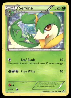 Pokemon Servine Legendary Treasures: Radiant Collection #RC2/RC25 - Image 1