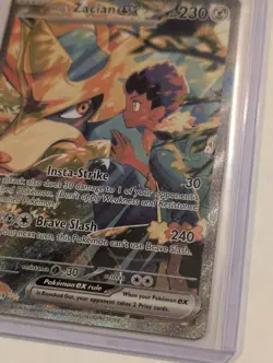 Pokemon Hop’s Zacian ex SIR 186/159 Journey Together Special Illustration Rare - Image 3