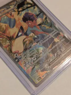 Pokemon Hop’s Zacian ex SIR 186/159 Journey Together Special Illustration Rare - Image 4