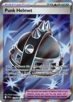 Punk Helmet 121/094 Ultra Rare Full Art Pokemon Phantasmal Flames NM - Image 1